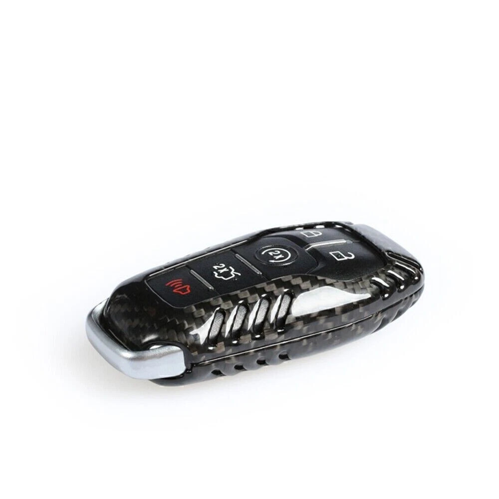 Carbon Fiber Key Case Cover for Ford Mustang (2015-2016)