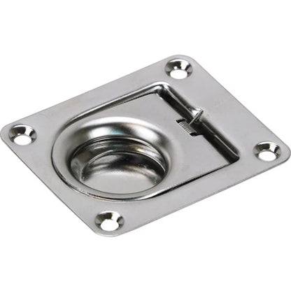 Ring Pull-Hatch Lifter x 4 Stainless Steel Anti Rattle for Caravan/Boat
