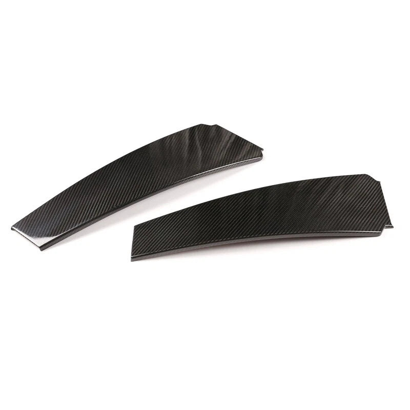 For Maserati Ghibli 2013-2021 Real Carbon Fiber Extrior Door B Pillar Cover Trim