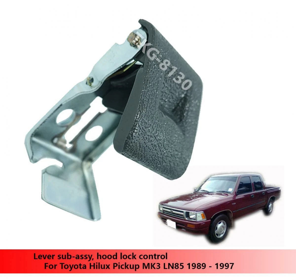 BonnetLock Control for Toyota Hilux MK3 LN85 Ute(1989-1997)