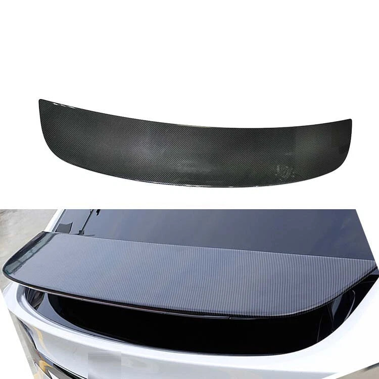 Carbon Fiber Rear Trunk Diffuser Spoiler Wing Fit For 2016-2022 Tesla Model X