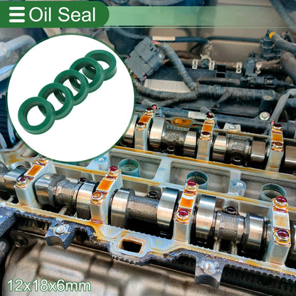 Oil Seal Seal Ring Rotary Shaft Seal TPU 12x18x6mm High Pressure 5 Pcs for Make Model