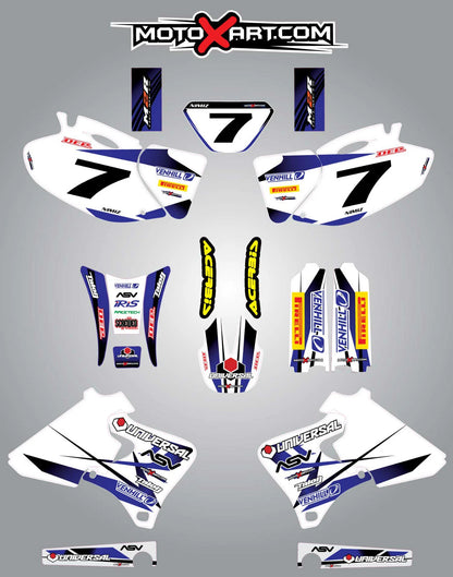 Custom Graphic Kit for Yamaha WRF 250 426 (1998-2002) - Aussie Pride Stickers
