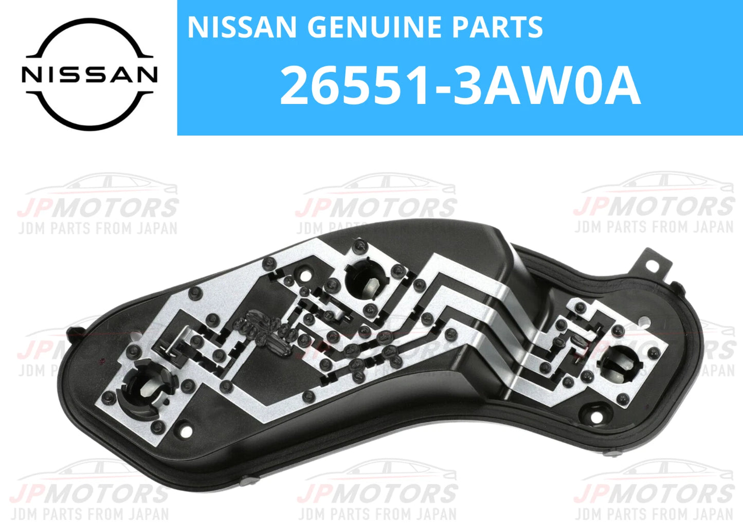 Passenger RH Taillight Socket Assy for Nissan Versa (2011–2022)