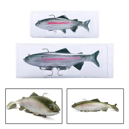 Soft Body Fishing Lure with Silicone/Steel for Enhanced Performance