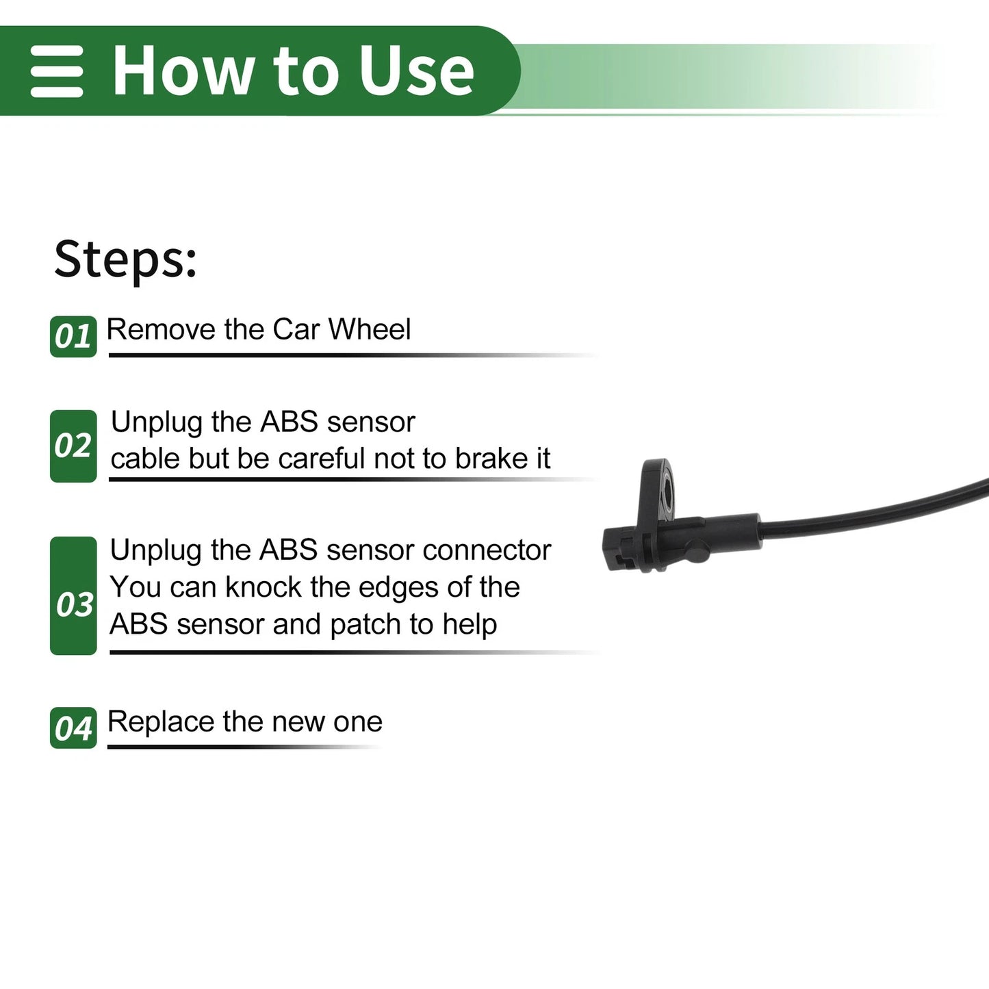 ABS Wheel Speed Sensor for Honda HR-V (2016-2021)