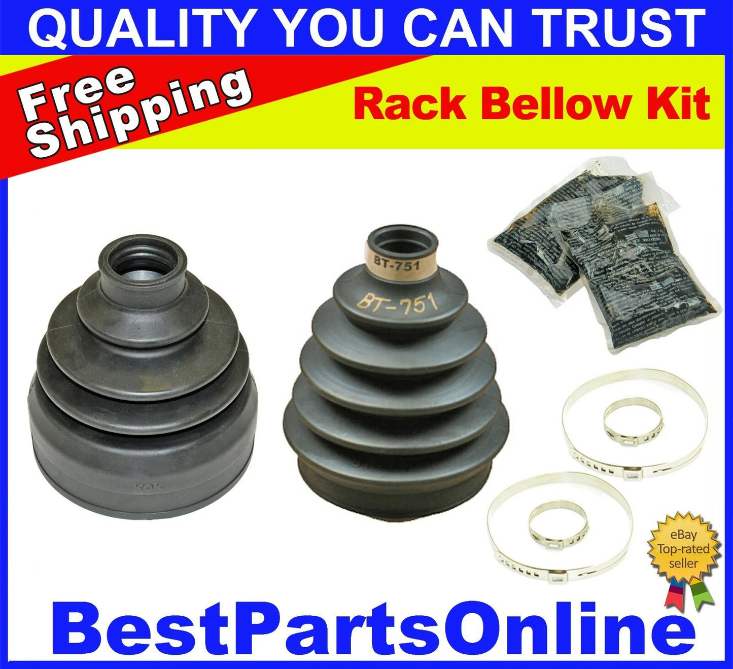 CV Axle Boot Kit / Front Inner & Outer for Kia Spectra (2004–2006)