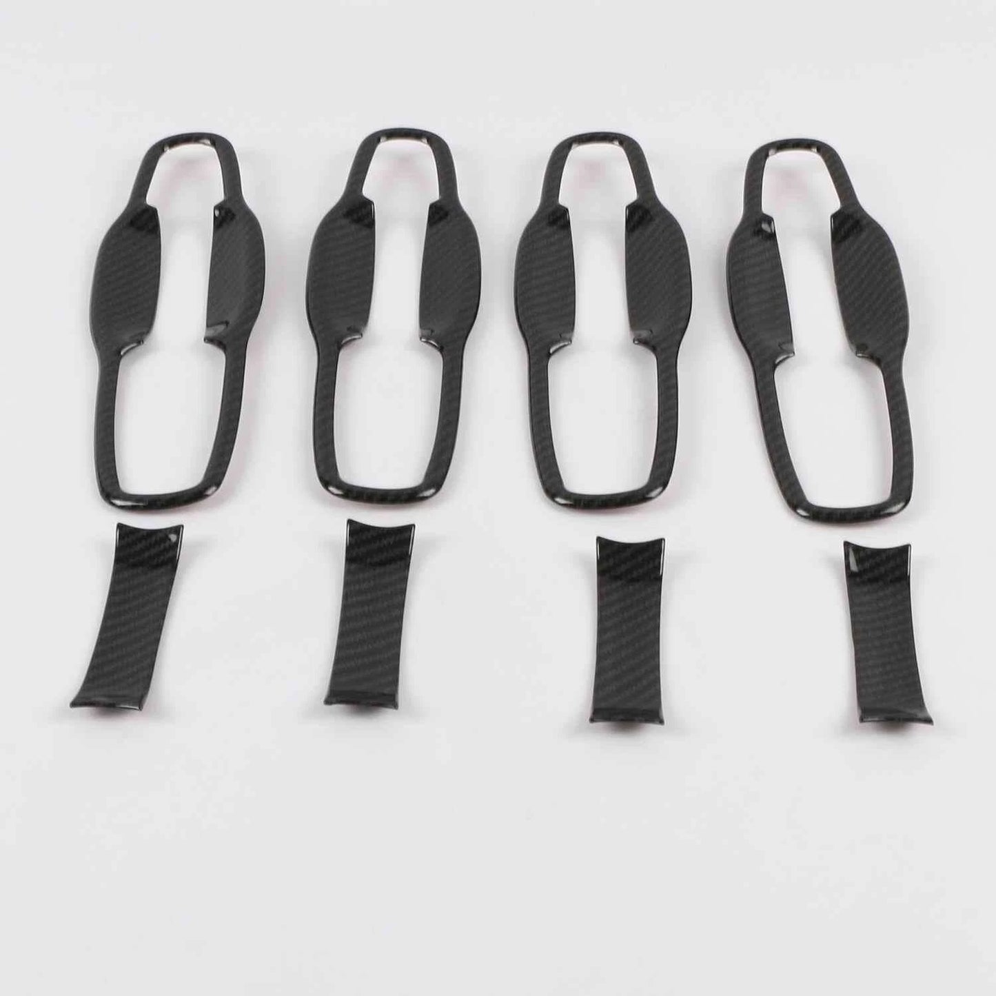 Door Handle Bowl Lid Cover Trim for Jeep Grand Cherokee 2014-2021 Carbon Fiber