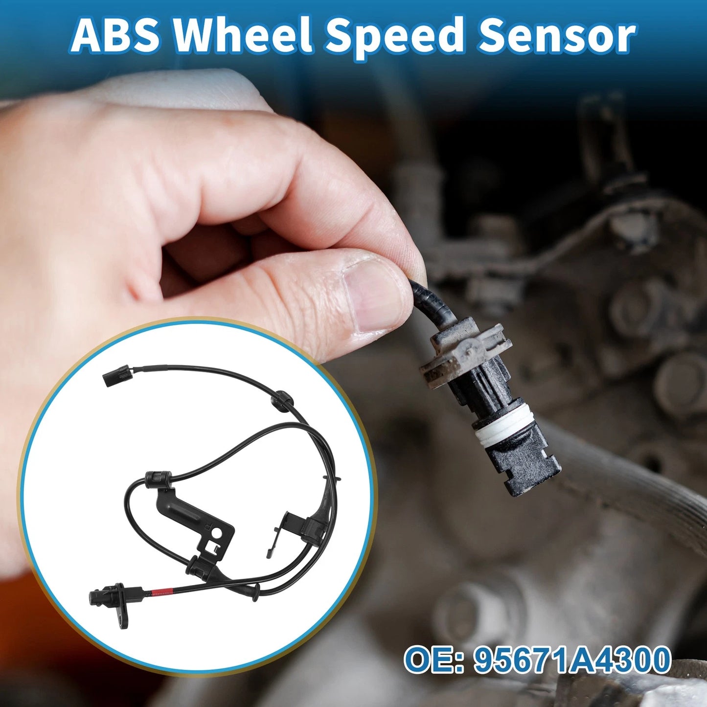 ABS Wheel Speed Sensor for Kia Carens IV (2013-2016)