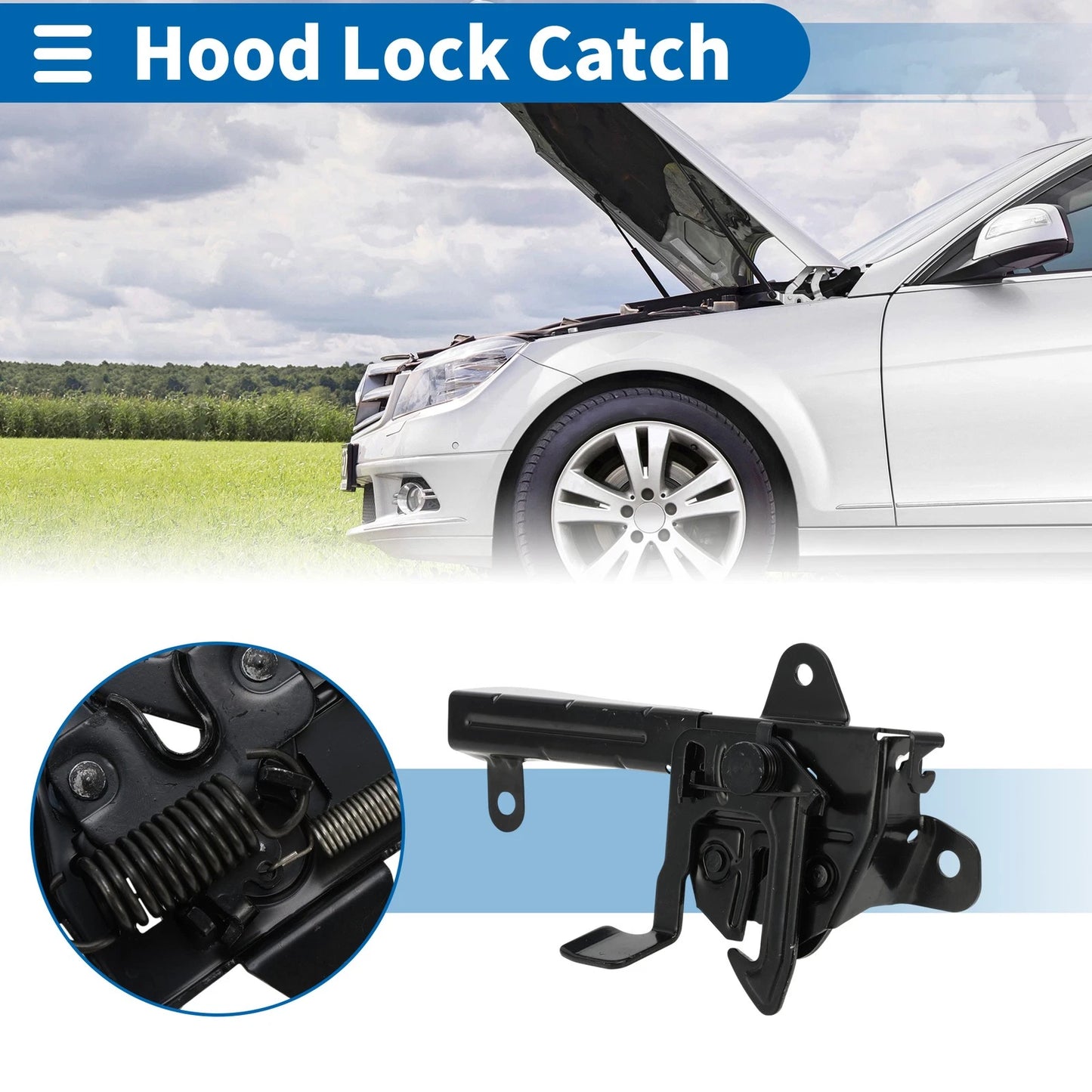 Hood Latch Assembly for Kia Forte (2010-2013)