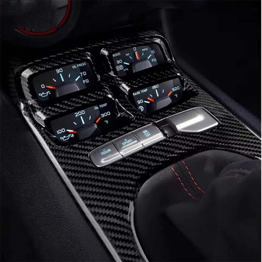 100% Carbon Fiber Gear Shift Panel Trim for Chevrolet Camaro 10-15 Automatic