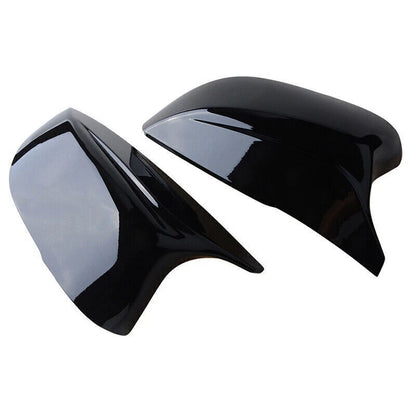 M3 Style Rearview Mirror Cover Caps for Infiniti Q50 Q60 (2014-2022) Gloss Black