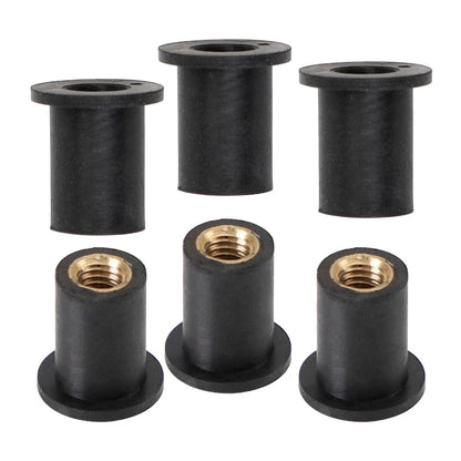 Windscreen Well Nuts M5 10x for Motorcycle Windshield 5mm Nut