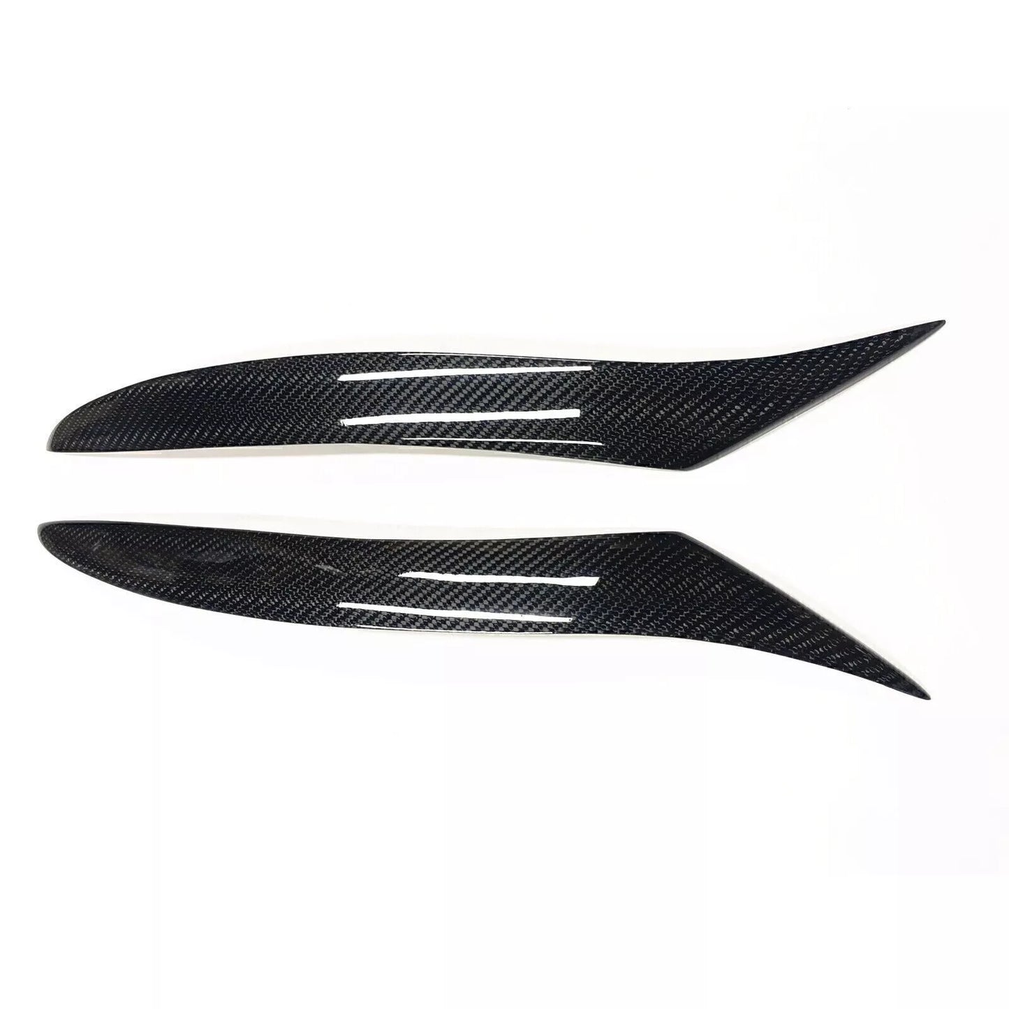 Front Headlight Eyebrow Trim 1 Pair for Mazda RX-8 (2009-2012)