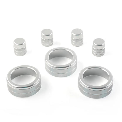 Knob Ring Cover Trim for Honda Civic 11th Gen 2022+ & CRV 2023-2024 Silver