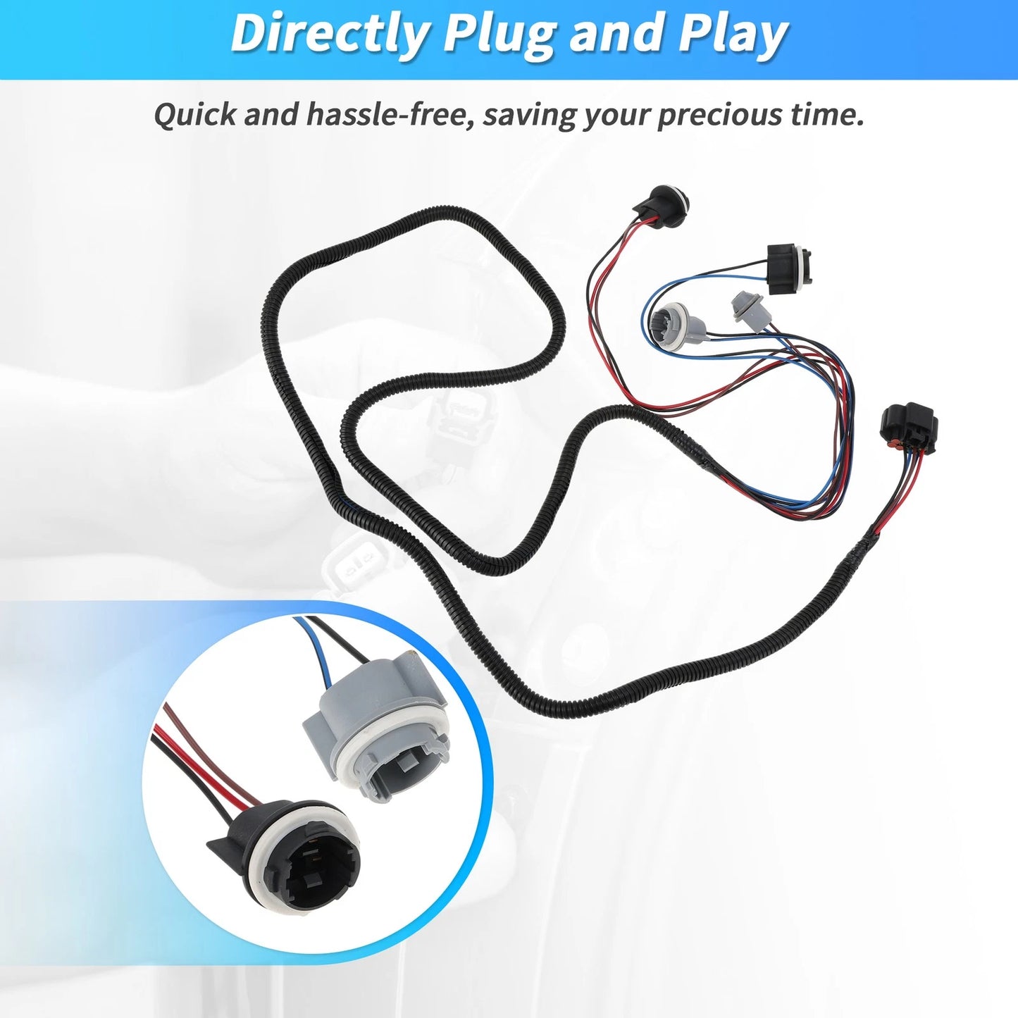 Wiring Harness Right Tail Light for Chevy Silverado 1500 2500 3500
