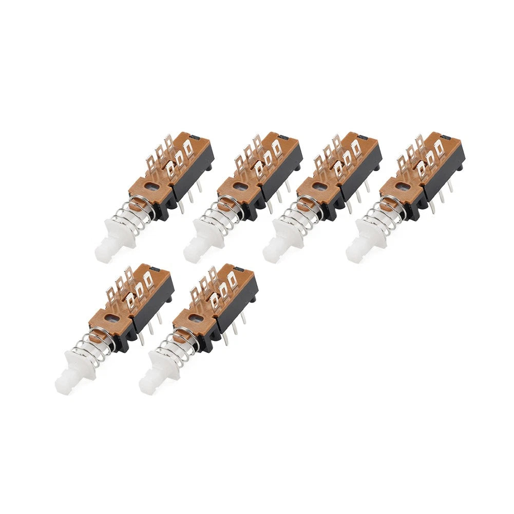 6 x Momentary Push Button Switch DPDT 2 Pole for Make & Model
