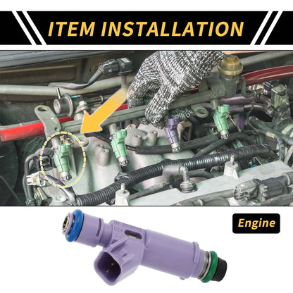 Fuel Injector Nozzle for Ford F-150 (2009-2010) 6 Holes Purple 1 Pc
