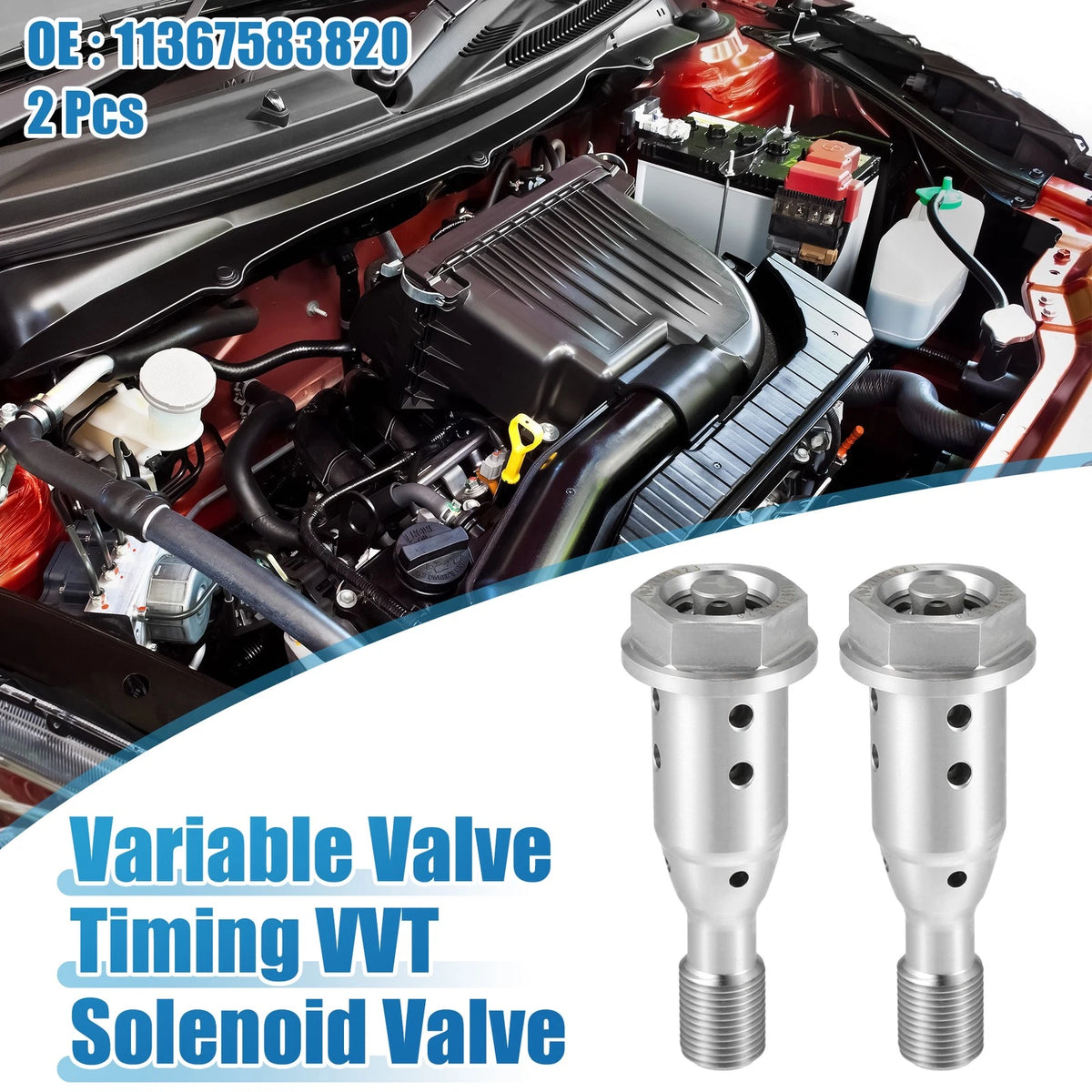 2 x VVT Solenoid Valves for BMW 320i 328i (2007-2013)