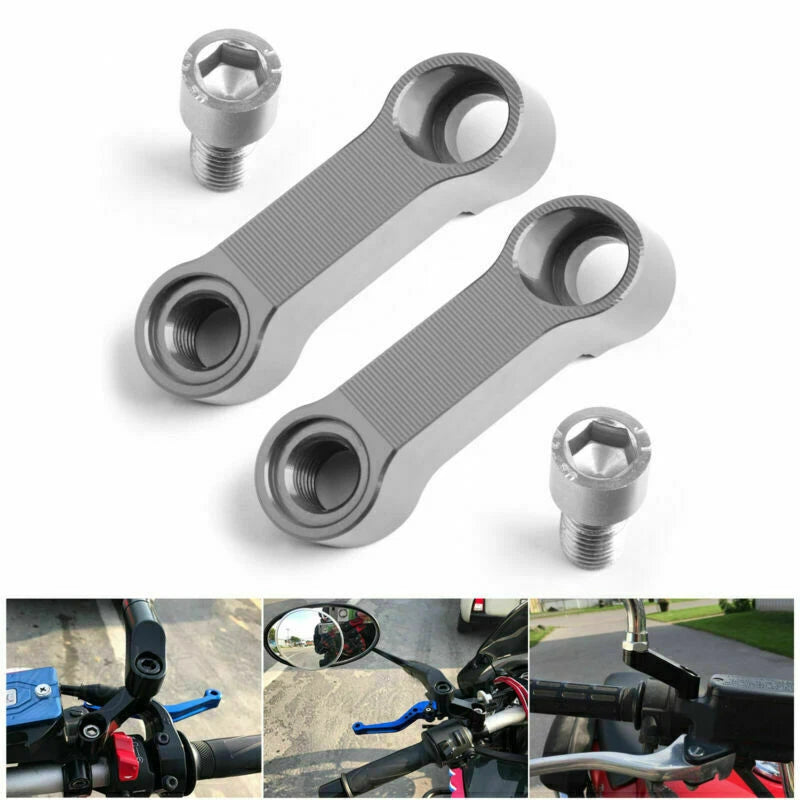 M10 x 1.25mm Right Thread Mirror Extension Pair