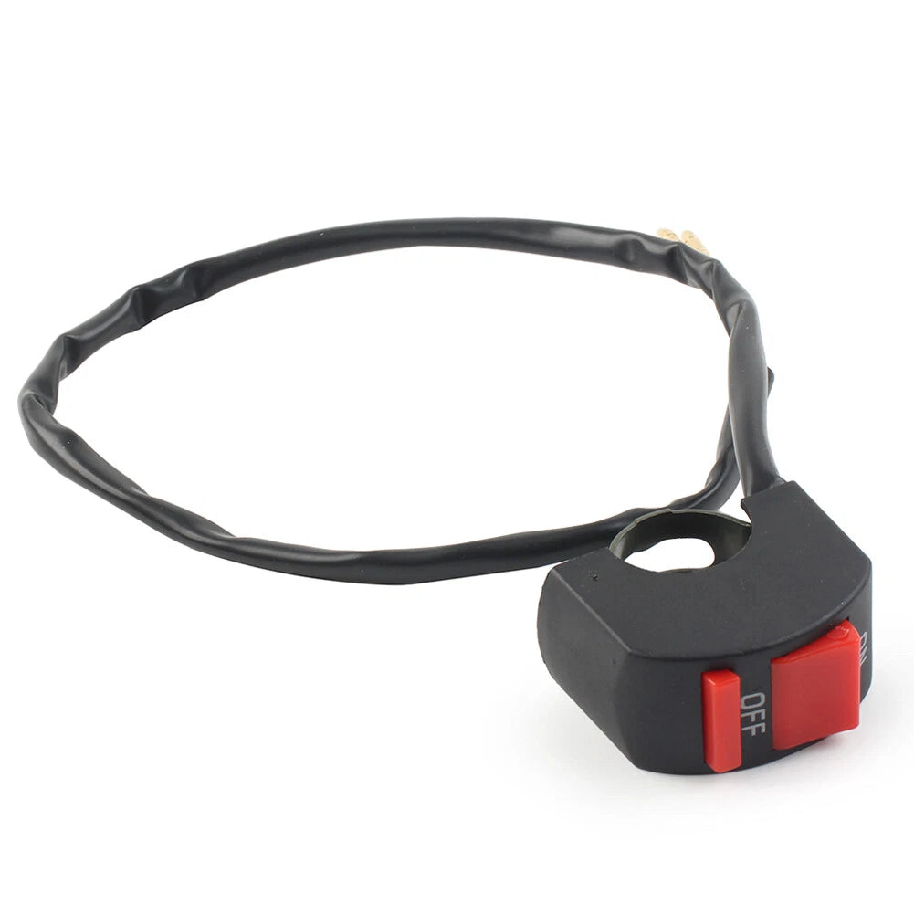 7/8" Motorcycle Handlebar Kill On-Off Switch for Scooter ATV Dirt Bike (2023)