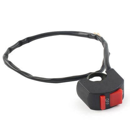 7/8" Motorcycle Handlebar Kill On-Off Switch for Scooter ATV Dirt Bike (2023)