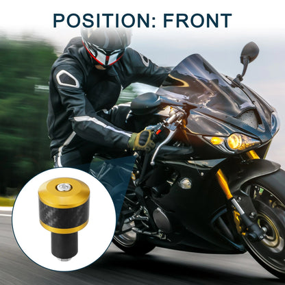 2 x Front 18-20mm Handlebar End Plugs for Motorcycle
