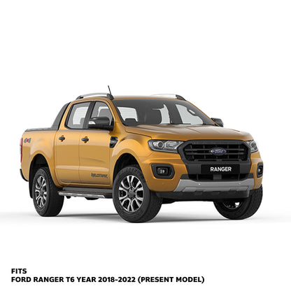 3.5" Tyre Coverage Matte Black Fender Flares for Ford Ranger T6 (2018-2022)
