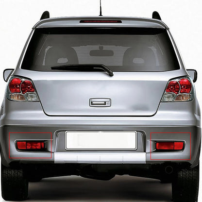 2 x Rear Bumper Reflector Brake Lights for Mitsubishi Outlander (2013-2021)