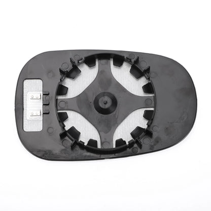 Left Side White Mirror Glass w/ Back Convex Heated for Nissan Micra (02-09)