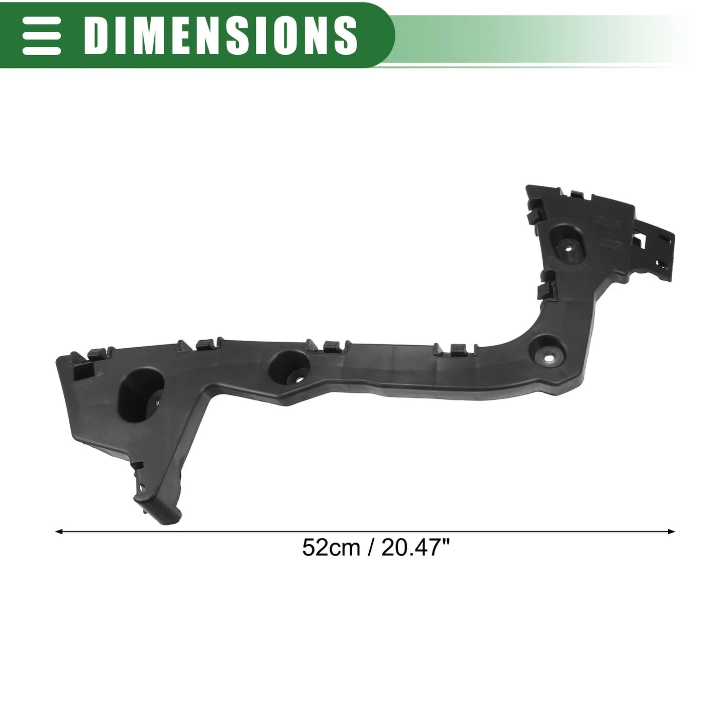 Rear Left Driver Side Bumper Support Bracket for Ford Focus (2015-2018)
