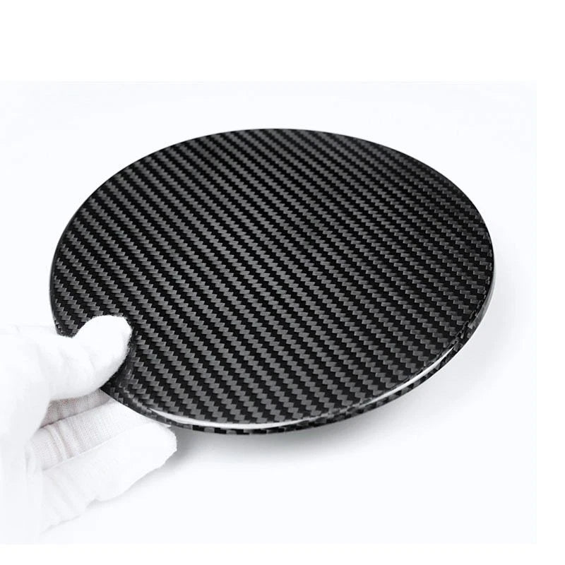 Carbon Fiber Fuel Tank Cap Panel Trim for Chevrolet Camaro 2016-2019