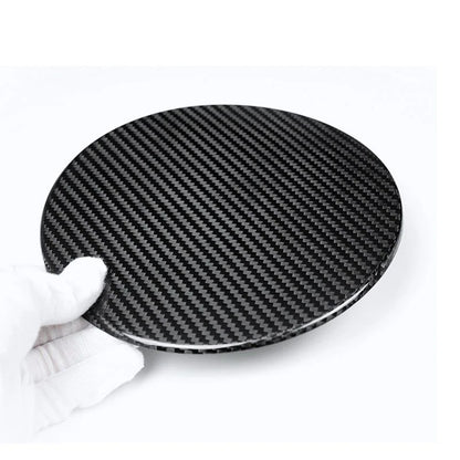 Carbon Fiber Fuel Tank Cap Panel Trim for Chevrolet Camaro 2016-2019