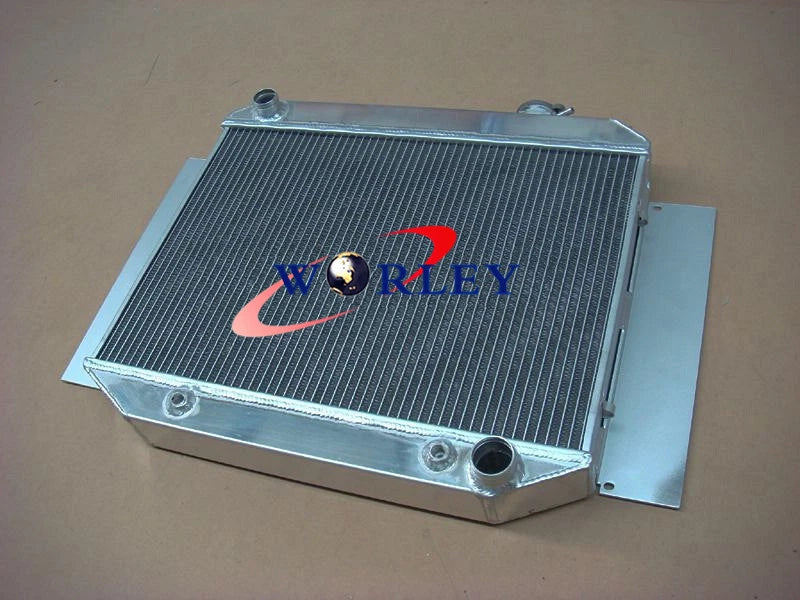 Aluminum Radiator & Fan for Holden HR HK HT HG 6Cyl Auto/Manual (66-71)