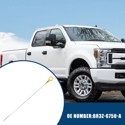 Engine Oil Level Dipstick for Ford Mustang F-150 Metal Yellow