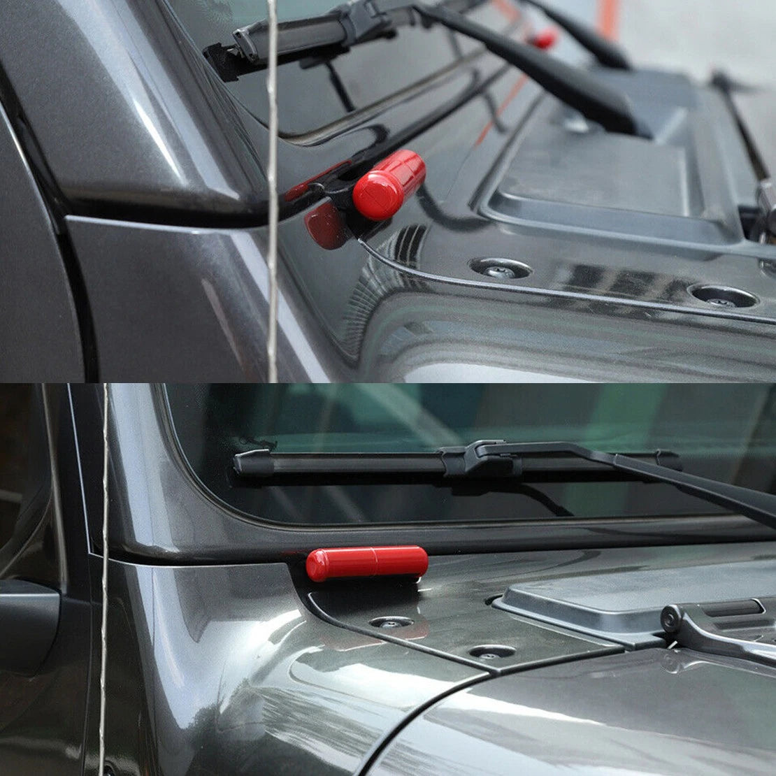 Windshield Hinge Cover Lid for Jeep Wrangler JL (2018-2022)