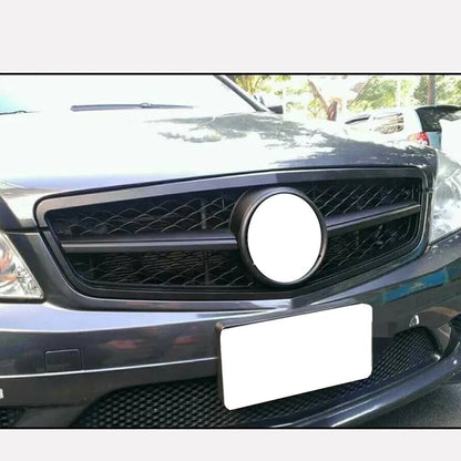 Glossy Black Front Bumper Grille for Mercedes Benz W204 C250 C300 C350 (2007-2014)