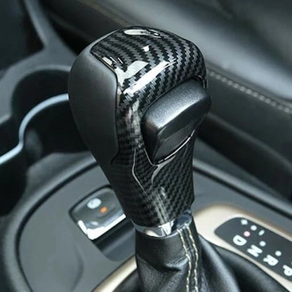 Carbon Fiber Gear Lever Shift Knob Cover for Jeep Cherokee (2014-2018)