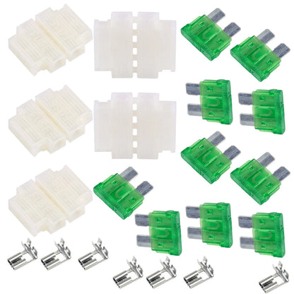 10 x 30A Auto Blade Fuse Holders for Car, Boat, Truck (Universal)
