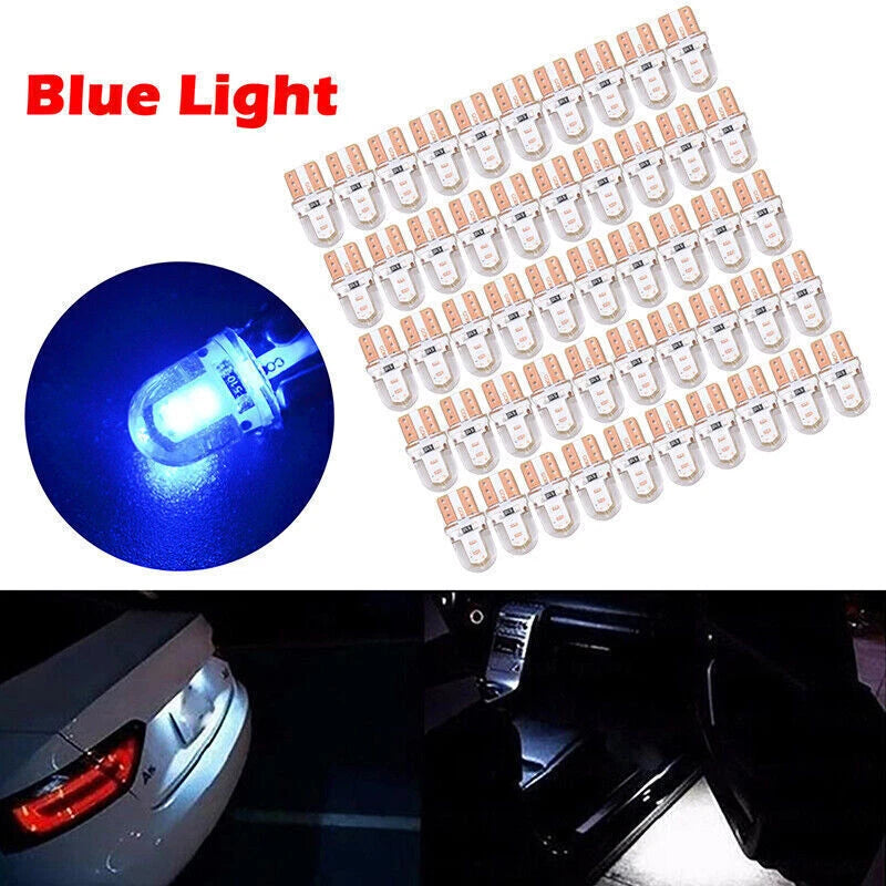 T10 194 168 W5W COB 4 SMD LED License Light Bulbs