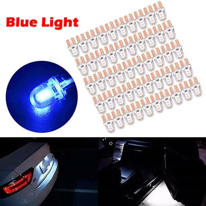 T10 194 168 W5W COB 4 SMD LED License Light Bulbs