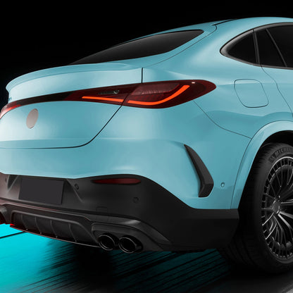 Rear Side Spoiler Covers for Benz GLC Coupe C254 GLC260 300 (2023-2024)