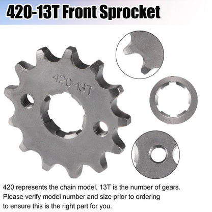 420 13T 20mm Front Engine Sprocket for Dirt Bike Mini Bike