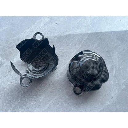 REAL Carbon Fiber Fuel Pump Covers for Ferrari 458 Italia Spider 2010-2015