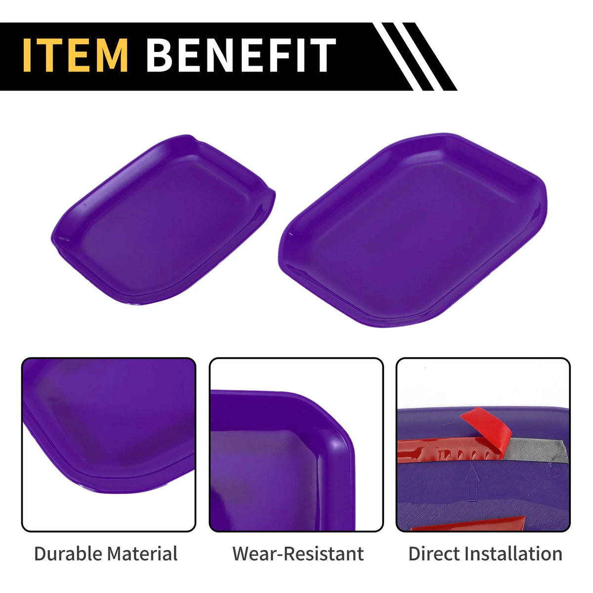 Purple Exterior Door Handle Bowl Cover Trims for Jeep Gladiator (2020-2024)