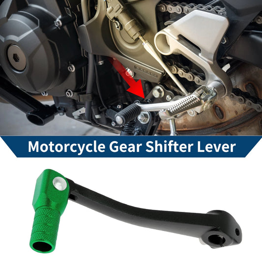 Folding Gear Shifter Lever for Bosuer 125 Black Green