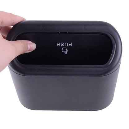 Mini Portable Trash Can Litter Bin Waste Storage Organizer