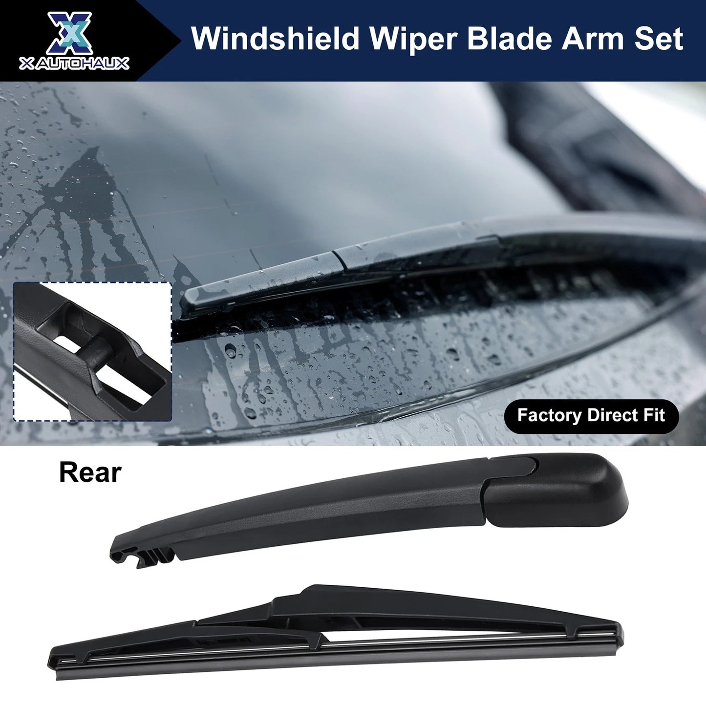 280mm Rear Wiper Blade Arm Set for Kia Sorento (2010-2014)
