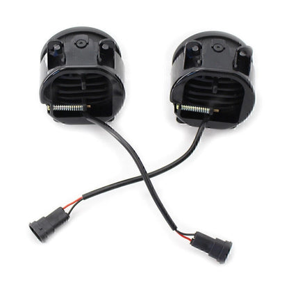Dual Color White/Yellow LED Fog Lights for Honda Nissan Subaru Ford