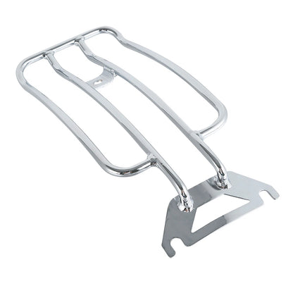 Chrome Solo Seat Luggage Rack for Harley Touring Road King (1998-2022)